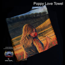 Load image into Gallery viewer, Poppy Love Towel