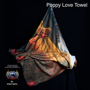 Poppy Love Towel